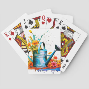 Garden inspiration playing cards