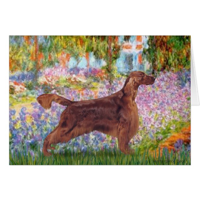 Garden - Irish Setter 1 (Front Horizontal)