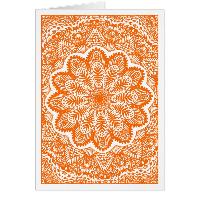 Garden Kaliedoscope 04 - Orange (Front)