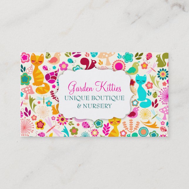 Garden Kitty Business Card (Front)