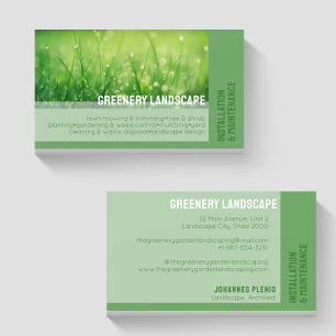 Garden & Landscaping Services Business Card