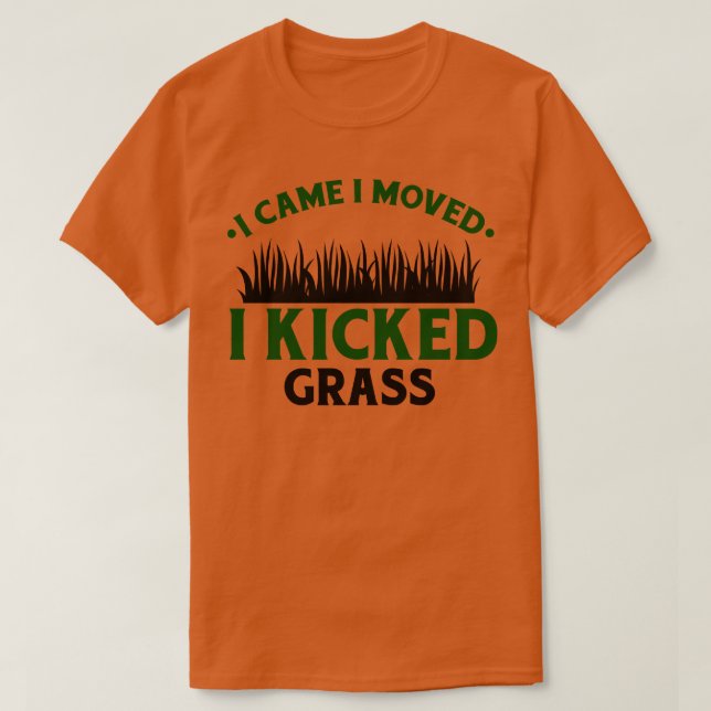 Garden Lawn Mower T-Shirt (Design Front)
