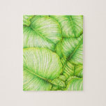 Garden Leaves Puzzle<br><div class="desc">Garden Leaves Colored Pencil Botanical Puzzle</div>