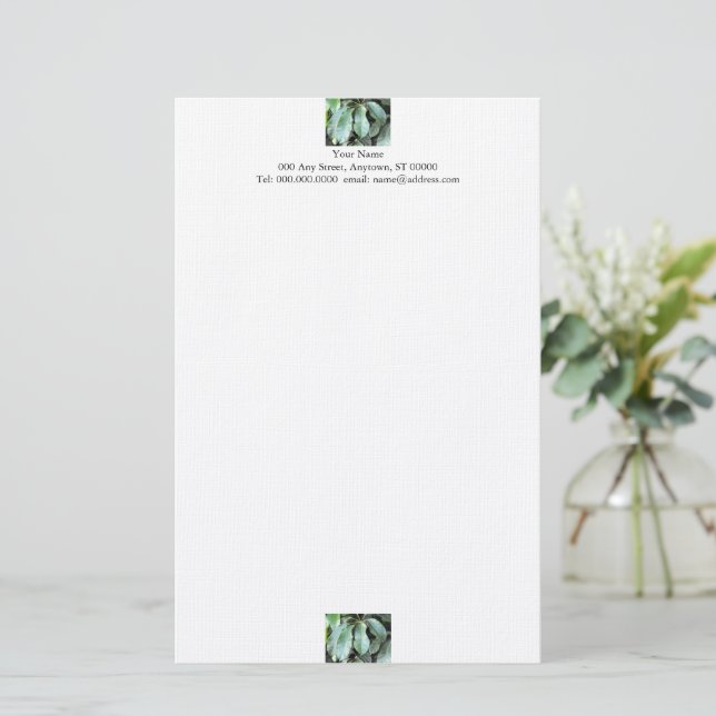 Garden Leaves Stationery (Standing Front)