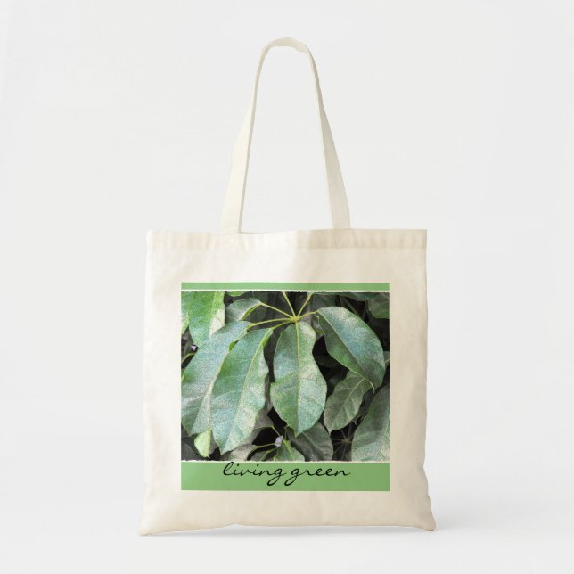 Garden Leaves Tote Bag (Front)