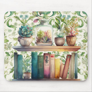 Garden Library Mouse Pad