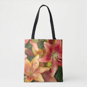 Garden Lilies Tote Bag