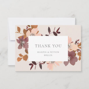 Garden Love Flat Thank You Card