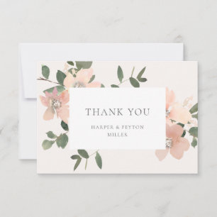 Garden Love Flat Thank You Card