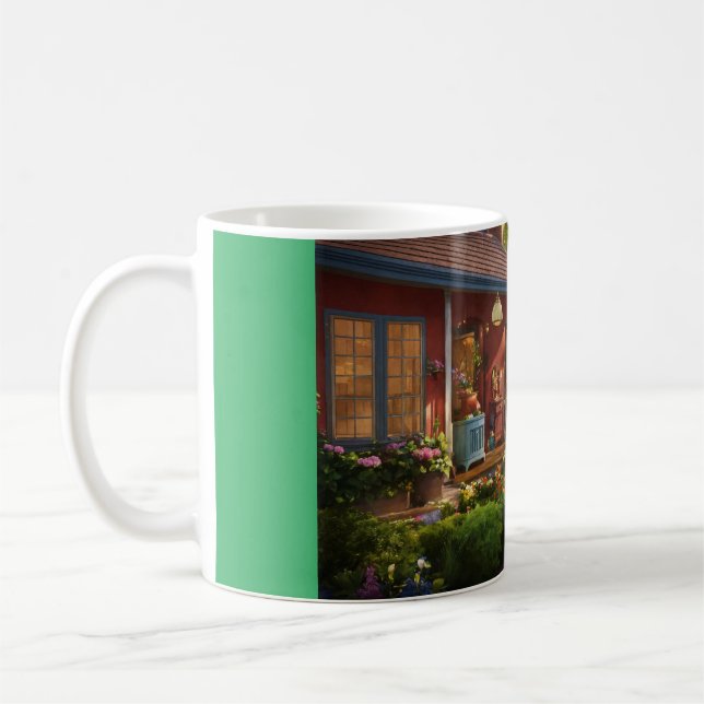 "Garden Magic: Mary Poppins Inspired Mug" Coffee Mug (Left)