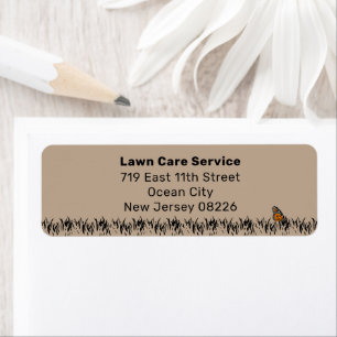 Garden Maintenance Service Return Address