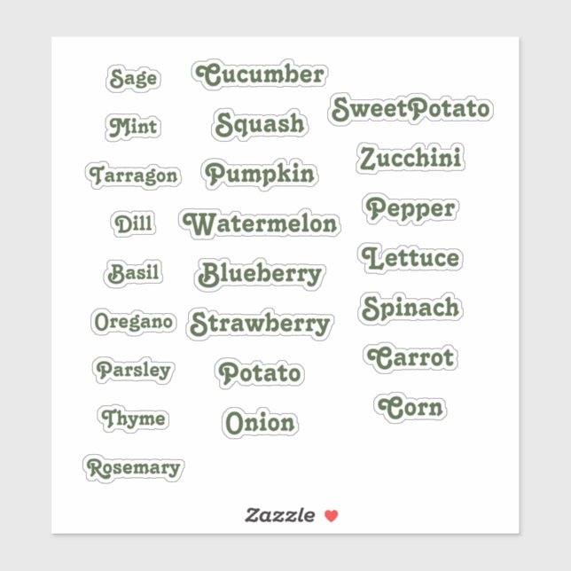 Garden Marker  (Sheet)