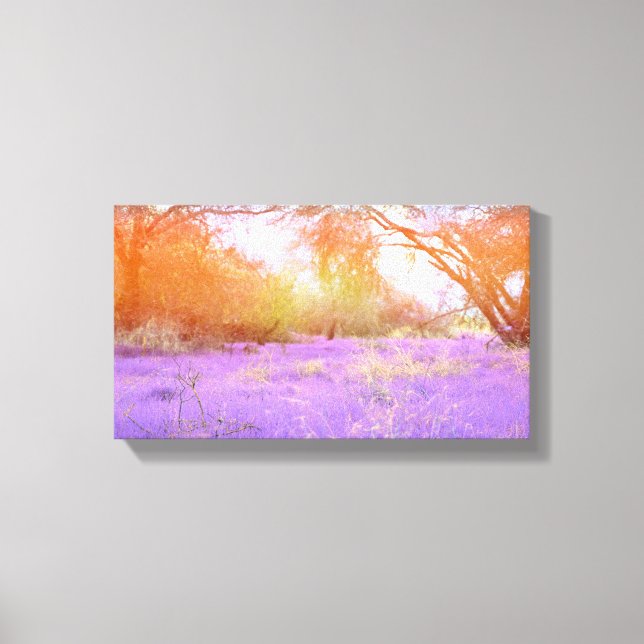 Garden Mod Chic Classy Floral Blossoms Canvas Print (Front)