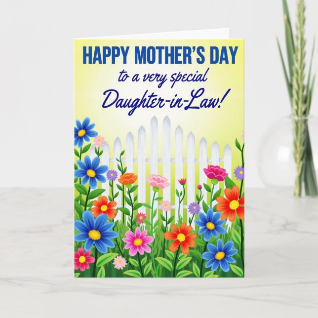 Garden Mothers Day Wish Card (Front)