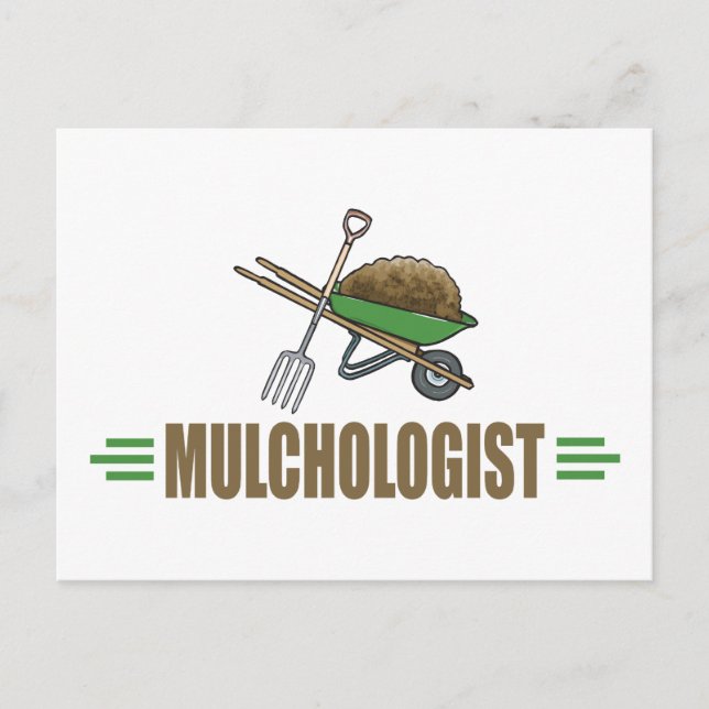 Garden Mulching Postcard (Front)