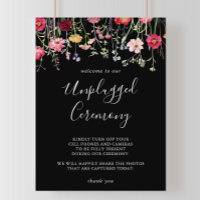 Garden Multicolor Wildflower Unplugged Ceremony