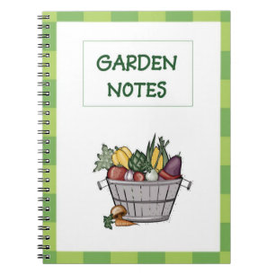 Garden Notes Spiral Notebook