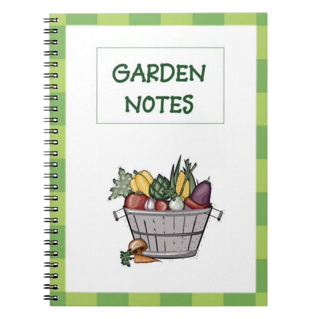 Garden Notes Spiral Notebook (Front)