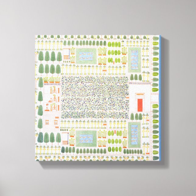 Garden of a High Ranking Egyptian Dignitary, from Canvas Print (Front)