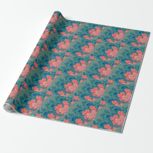 Garden of Beauty & Love Fractal Art Wrapping Paper