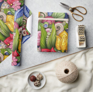 Garden Of Color Wrapping Paper