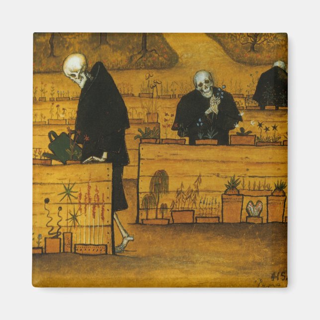 Garden of Death (by Hugo Simberg) Magnet (Front)