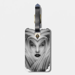 Garden Of Dreams Stone Bust Luggage Tag