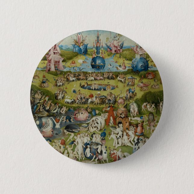 Garden of Earthly Delights, 1490-1500 6 Cm Round Badge (Front)