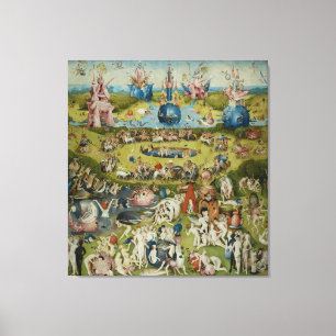 Garden of Earthly Delights, 1490-1500 Canvas Print