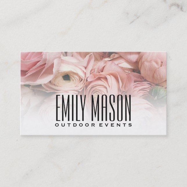 Garden of Eden | Floral Arrangement | Florist Business Card (Front)