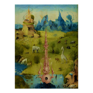 Garden of Eden - Hieronymus Bosch Poster