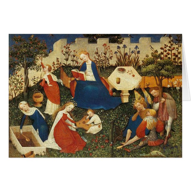 Garden of Eden mediaeval art (Front Horizontal)
