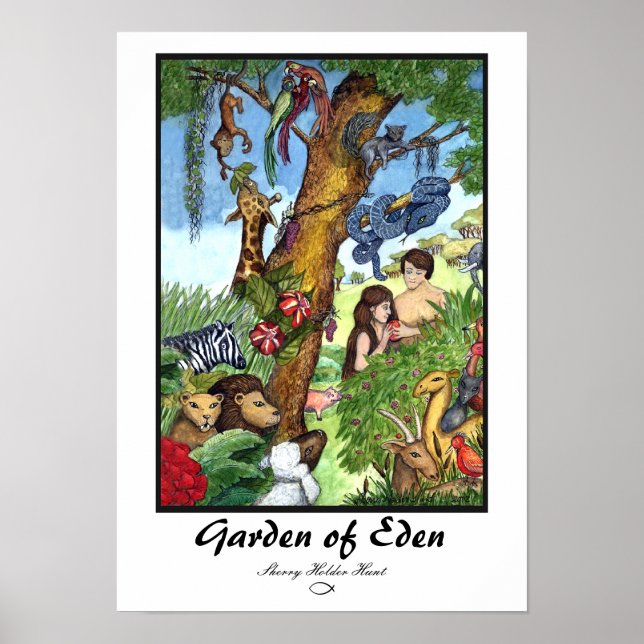 Garden of Eden Print - Customised (Front)