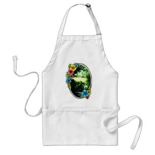 Garden of Eden with Colourful Frame Standard Apron