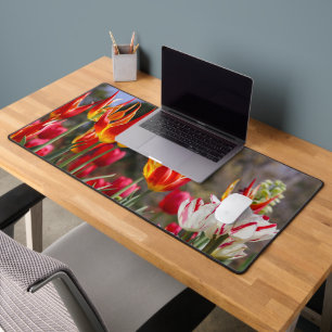 Garden of Floral Flames Desk Mat