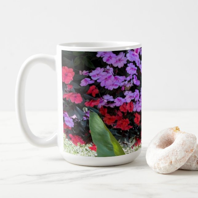 Garden of Flowers Coffee Mug (With Donut)