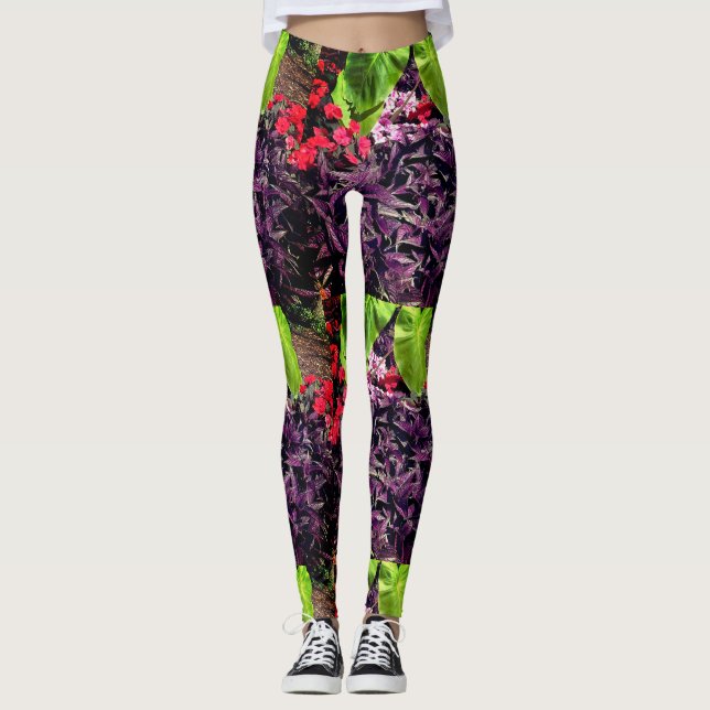 Garden of Flowers Leggings (Front)