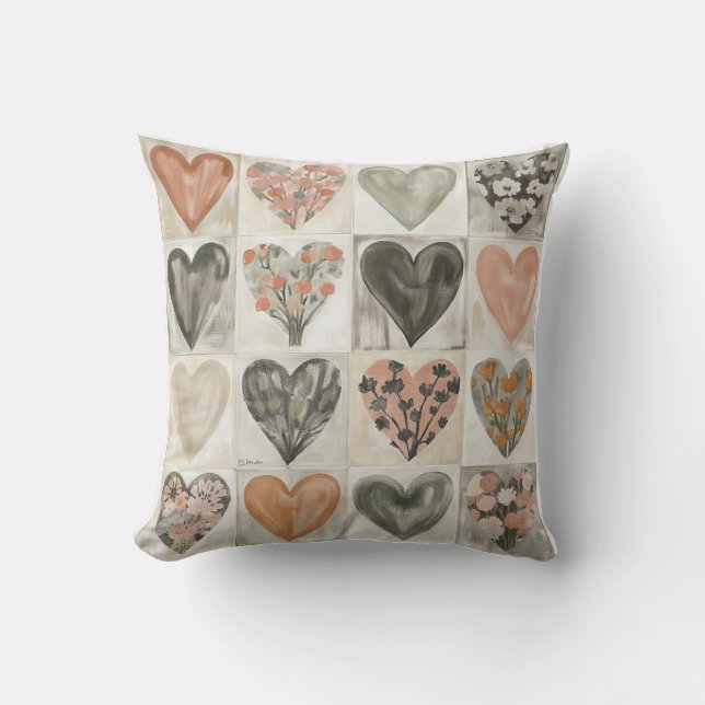 Garden of Hearts Cushion (Front)