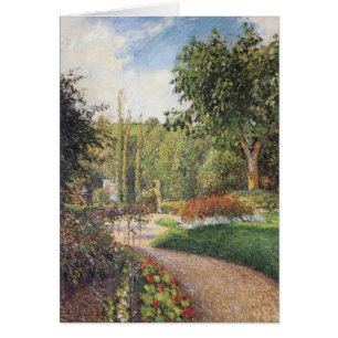 Garden of Les Mathurins at Pontoise by Pissarro
