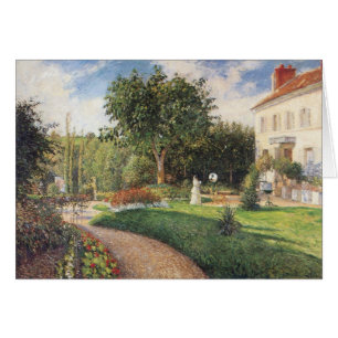 Garden of Les Mathurins at Pontoise by Pissarro
