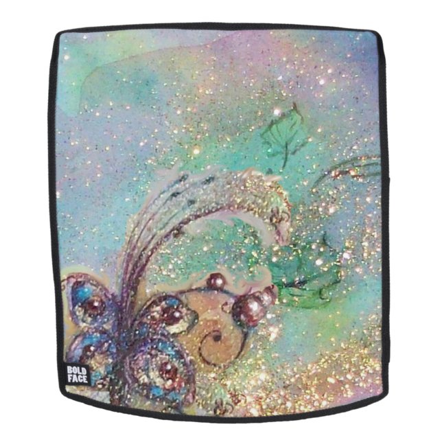 GARDEN OF LOST SHADOWS MAGIC BUTTERFLY PLANT Blue Backpack (Removable Face)