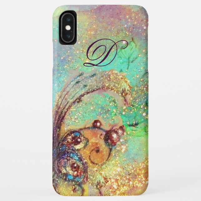 GARDEN OF LOST SHADOWS MAGIC BUTTERFLY PLANT Blue Case-Mate iPhone Case (Back)