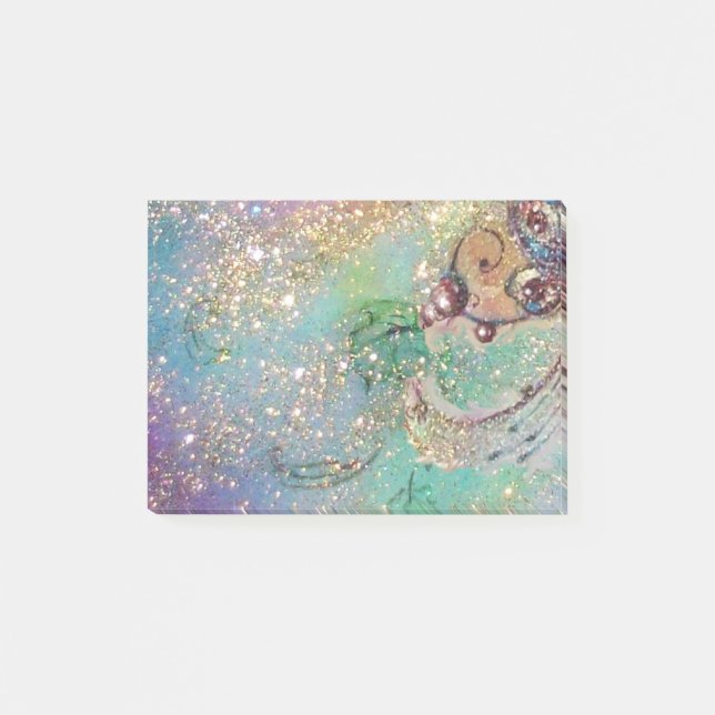 GARDEN OF LOST SHADOWS MAGIC BUTTERFLY PLANT Blue Post-it Notes (Front)