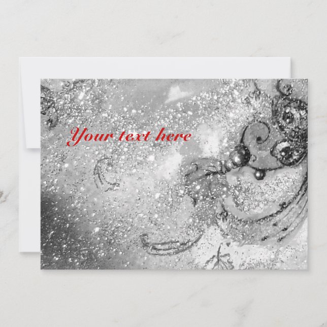 GARDEN OF LOST SHADOWS,MAGIC BUTTERFLY PLANT INVITATION (Front)