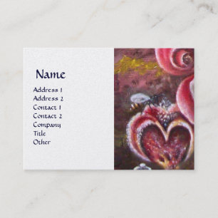 GARDEN OF MELISSA HONEY BEE gold Business Card