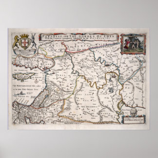 Garden of Paradise in the Near Orient - Holy Land Poster