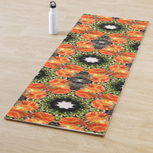 Garden of Poppies..... Yoga Mat