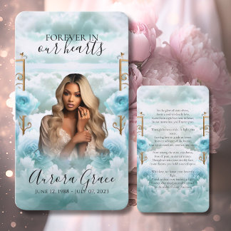 Garden of Roses - LIA004 Memorial Prayer Card