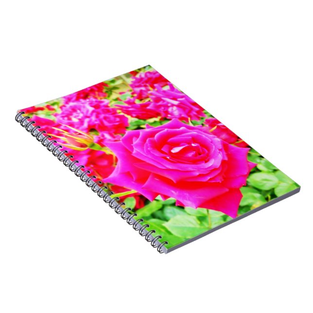 Garden of Roses Spiral Notebook (Right Side)
