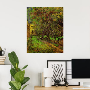 Garden of Saint-Paul Hospital by Vincent van Gogh Poster